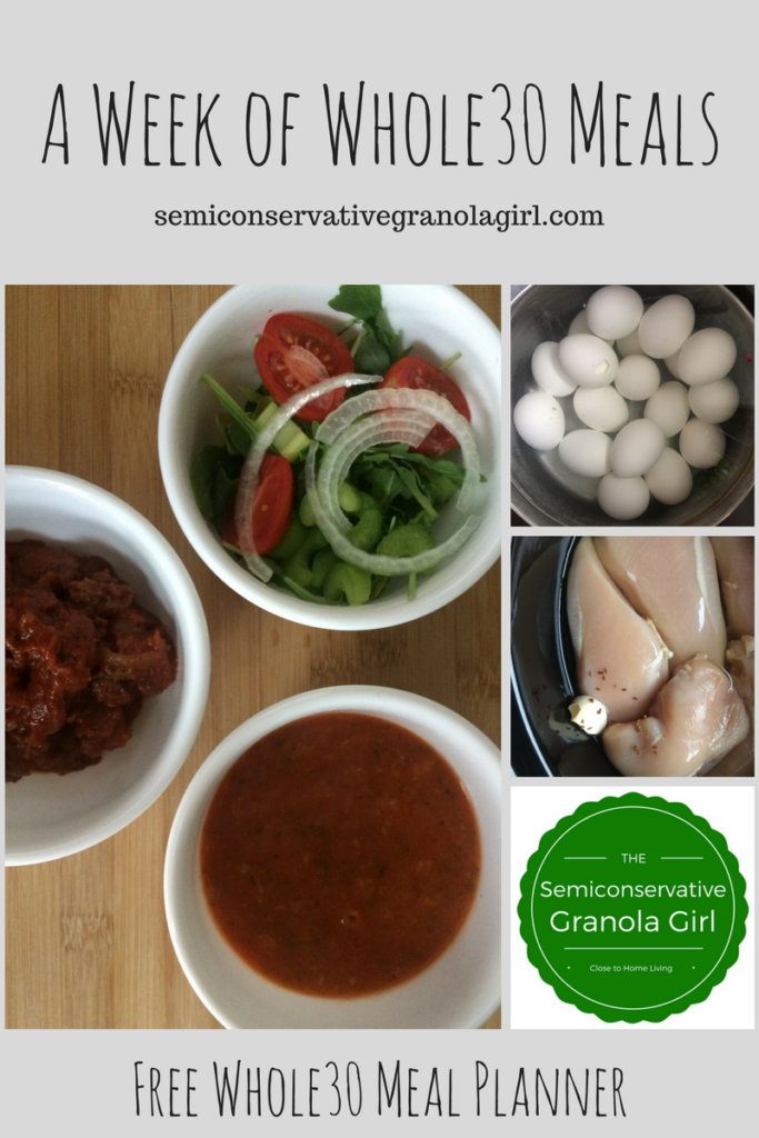 One Week Of Whole30 Meals - The Semiconservative Granola Girl