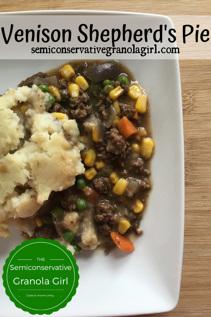 Venison Shepherd's Pie - Classic Shepherd's Pie with Venison