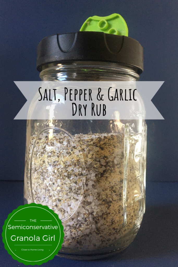 Salt, Pepper & Garlic Rub - The Semiconservative Granola Girl